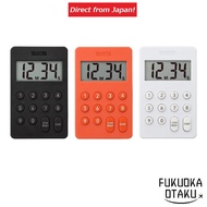 TANITA Digital Timer 100-Minute TD-415 Black/Orange/White Timer 【Direct from Japan】
