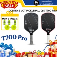 [BUY 2 GET 5 FREE] QIS T700 Pro Pickleball Racket – T700 Carbon Racket Sensitive Ball Feeling, High 