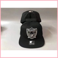 ⊙ ◈ Vintage Cap, Raiders, Starter, Black Label, Snapback, Adjustable, High Quality