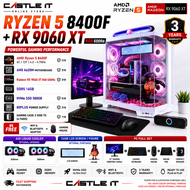 Full Set AMD Ryzen 5 8400F Gaming PC Desktop RTX5070 RTX5060 RTX5050 RTX3050 RX9060XT