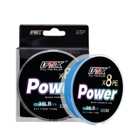 FTK 100M PE Braided Line 8 Stands Fishing Line Strong PE Braided Fishing Line