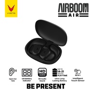 VYATTA AIRBOOM AIR TWS OWS BLUETOOTH HEADSET EARPHONE OPEN AIR CONDUCTION GAMING MODE 45MS AAC