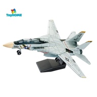 GPHA> 1:72 Scale F-14 Tomcat Fighter Jet Model - White &  ABS Plastic Aircraft With Detailed Design,