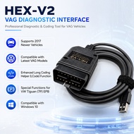 V25.3 HEX V2 VCDS VAG COM vehicle Professional OBD2 Car Diagnostic Tool Cable for VW AUDI SKODA