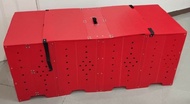 Folding Cage 4 Division Plastic Collapsible for Gamefowl