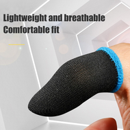 Topewon Game Finger Sleeve Knit Gaming Touch Screen Controller Carbon Fiber Non-slip Sweat-proof Fin