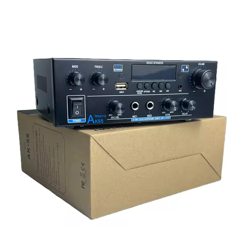 Auto-partner TPA3116 HiFi Audio Amplifier Digital Bluetooth AMP RMS 70W+70W Channel 2.0 Inputs FM Ra