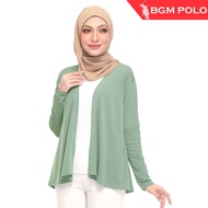 cardigan muslimah  Women Muslimah Stretchable Plain Helena Cardigan