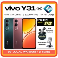 【SG Local Set】vivo Y31 5G (8+256GB)｜AI Camera｜Long Battery｜Large Display｜2Y Manufacturing Warranty