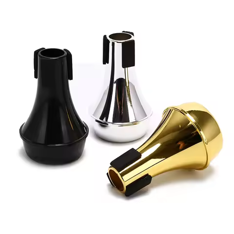 1PC Plastic Light Weight Practice Trumpet Straight Mute for Instrument