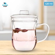 COD Gelas dengan saringan rempah herbal infuser filter