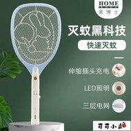 【LT】兩用式電蚊拍 捕蚊燈 滅蚊拍 夏天必備 USB電蚊家博士電蚊拍滅蚊拍蒼蠅拍充電式安全耐用強力家用大網面蚊子拍