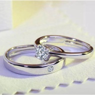 [Promo]Cincin Perak S925 Ring Pria Wanita Cincin Couple Perak S925 Adjustable [COD]Cincin Couple Per