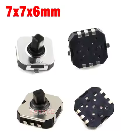 1PCS A-L-P-S SKRHABE010 5 Way direction SMD tact switch Push button joystick in multi 7x7,7*7*5mm Ha