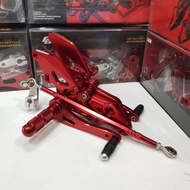 Footstep Underbone Model M Sato Untuk Motor Yamaha Vixion - R15 V2 - Xabre Warna Merah