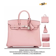 Togo Leather Bag 30 Birkin Pink Peach Premium | Sling Bag ImportedWanita