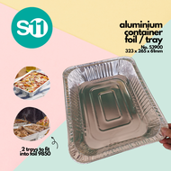 S11 Full Size Half Size Aluminium Foil Tray 5 Keping (Pcs) Buffet Catering Aluminium Food Tray / Tra