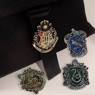 HP Metallic Brooch Pin Deathly Hallows Designhp & Fandom Symbol Suitable for Clothes Bags