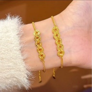 Fashion Feminine Lucky Gold Coin Bracelet VTDONGXUVANG5