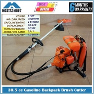 Mostaz 30.5 cc Gasoline Backpack Brush Cutter / Mesin Rumput murah MSBC328Z - 6 Months Local Warrant