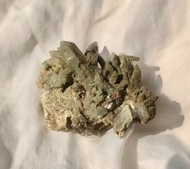 巴基斯坦 喜馬拉雅 綠幽靈水晶 白水晶簇 閃亮 天然原石