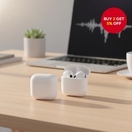 Pro 4 Wireless Bluetooth Earphones Pods In-Ear Earbuds HiFi Game Headsets Noise Cancelling  Pro 4 Fo