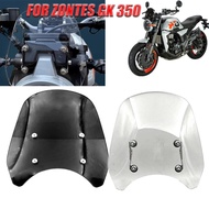 FOR ZONTES GK350 350 GK ZT GK 350 Motorcycle 2022 Modified Windshield Front Small Windshield Front W