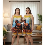 HP Yukensi Batik Hotpants Set Lie Ing Brand Jumbo Size Pakemama/ Sleepwear Lie Ing Brand Jumbo Sleep