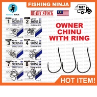 Owner Chinu With Eye Fishing Hook (90355) Owner Fishing Hook Owner Fishing Accessories Mata Kail Mat