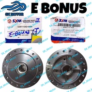 SYM E BONUS 110 SR (No Disc) / E BONUS EURO 3 / E SMART Original Front &amp; Rear Wheel Hub / Gantang Depan Belakang
