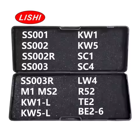LiShi 2 in 1 SS001 SS002 SS003 KW1 KW5 SC1 SC4 R52 M1MS2 TE2 BE2-6 LW4 R52L SS002R Locksmith Tools F
