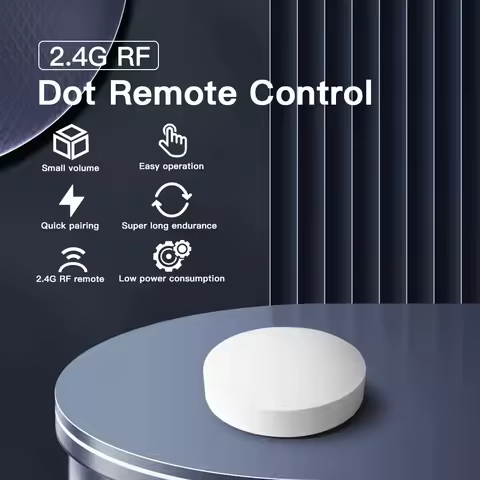 2.4G RF Dot Remote Control 30M Wireless Work with Gledopto Pro Version Lighting One Group ON OFF Col