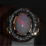 Batu Cincin Natural Kalimaya Susu Opal