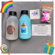 slime kit tofu clear jelly slimekit 50ml | paket hampers ulang tahun anak | paket mainan | hampers u