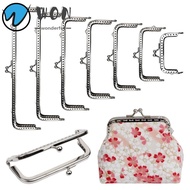 WON Purse Clasp Frame, Metal Vintage Purse Frame Kiss Clasp, Mini Bag Hardware Purse Frame Bag Makin