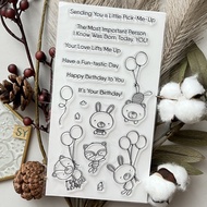 SY 0169-23 Balloon Animal Seal Transparent Crystal