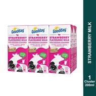 Goodday Strawberry  Flavored UHT Milk 6 x 200ml