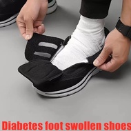 Diabetic Shoes Men Edema Shoes with Adjustable Closure Non Slip Lightweight Walking Shoes for Elderl