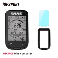 IGPSPORT GPS BSC100S จักรยานคอมพิวเตอร์จักรยานไร้สาย Speedometer จักรยานนาฬิกาจับเวลาดิจิตอลขี่จักรยานวัดระยะทาง (ฟรีวงเล็บ + ฝาครอบซิลิโคน + 2ฟิล์ม)