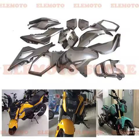 MSX125 For HONDA MSX MSX125 GROM125 SF FAIRING SET CANDY GLOSS 2016-2019 CUSTOM COLORS MSX125 Motorc