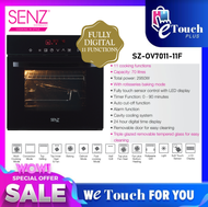 Senz [ SZ-OV7011-11F ] 70 Liter Fully Digital Touch Control Panel Smart Multi Oven Black Color