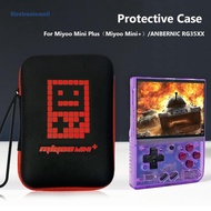 [ElectronicMall01.my] Handheld Game Console Case Bag Travel Carrying Case Cover for Miyoo Mini Plus/RG35XX Console Portable Storage Bag With Lanyard