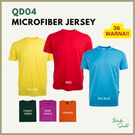 QD04 Short Sleeve Microfiber Jersey Unisex Quick Dry Short Sleeve T-shirt Colorful QD04 Oren Sport