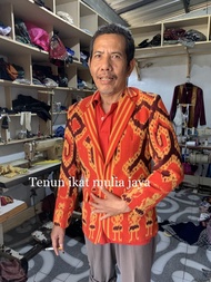 [ORIGINAL][TERBARU] Jas tuxedo pria batik tenun ethnic toraja sulawesi