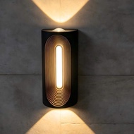 Modern Outdoor Wall Light Bidirectional LED Waterproof Exterior Facade Wall Lamp for Villa Porch Gar
