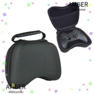 AMBER for PS5 Gamepad , PU Dustproof Game Controller Protective Cover, Simplicity Hard Wear-resistant Handle Shockproof Pouch for PlayStation 5