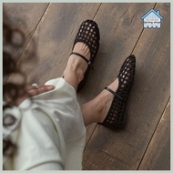 [EPURE] Mary Jane Strap Sneakers Textured Fabric Flat Shoes
