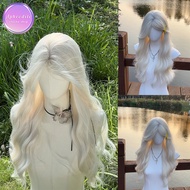 Lolita วิกผมบลอนด์ วิกผมสีขาว วิกผมยาวผู้หญิง JK วันฮาโลวีน แบบตรงมีหน้าม้า by Aphrodite onl