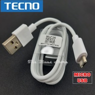 TECNO Kabel Data Micro USB Original Fast Charging For Tecno Spark Go Spark Go 2022 Spark 3 Spark