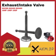 Honda GX390 GX420 GX460 188F 190F 192F 13HP 15HP 18HP IN & EX Valve【2pcs/1set】